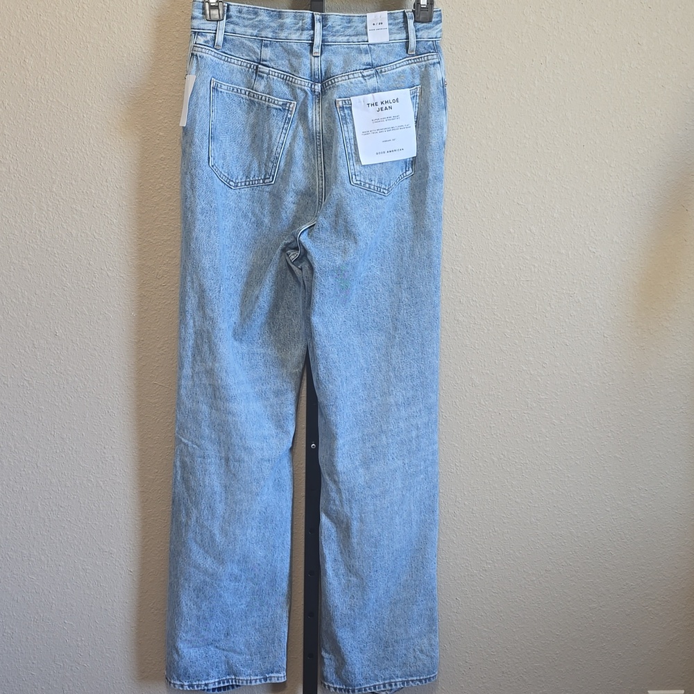 NWT Good American Khloe Jeans Size 8 - Picture 9 of 13